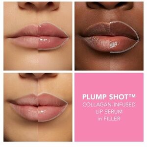 New! Buxom Plump Shot Plumping Lip Serum Lipgloss in Filler